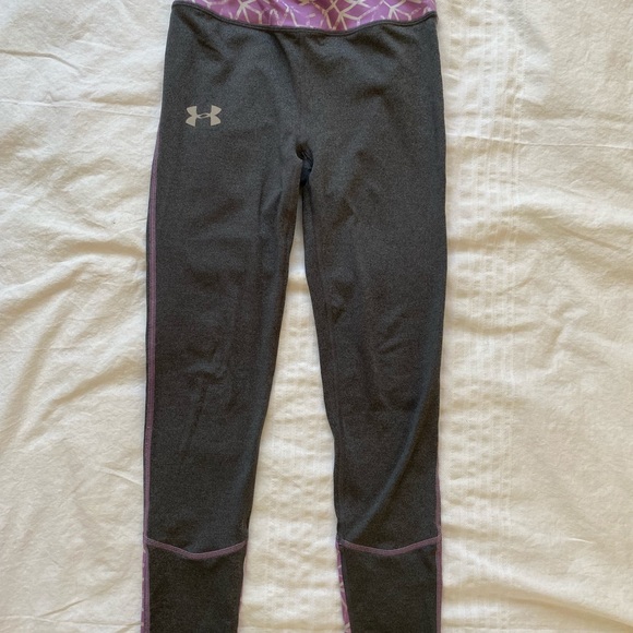 Under Armour Cold Gear long sleeve t-shirt and legging set size medium fitted - Picture 6 of 10